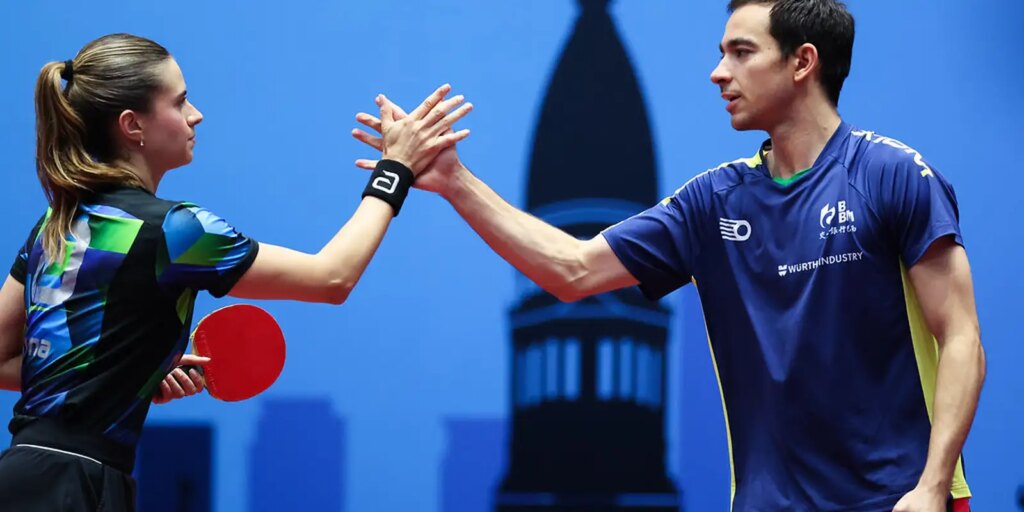Tênis de mesa: Brasil sai na frente no Mundial por equipes em Londres tenis-de-mesa:-brasil-sai-na-frente-no-mundial-por-equipes-em-londres
